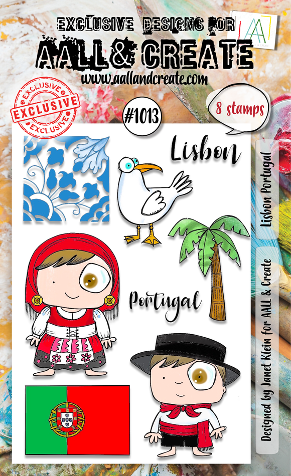 #1013 - A6 Stamp Set - Lisbon Portugal