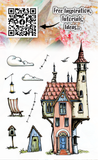 #1047 - A6 Stamp Set - Crazy Maison