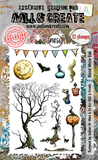 #1056 - A6 Stamp Set - Blood Moon Oak