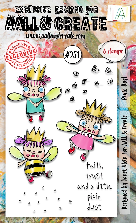 #251 - A6 Clear Stamp Set - Pixie Dust