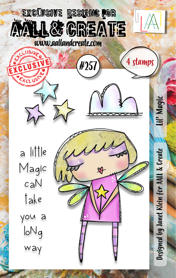 #257 - A7 Clear Stamp Set - Lil' Magic