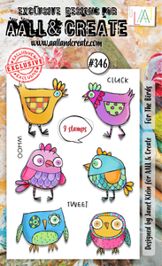 #346 - A6 Clear Stamp Set - For The Birds