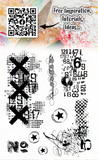 #372 - A6 Clear Stamp Set - Textural Elements