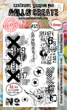 #372 - A6 Clear Stamp Set - Textural Elements