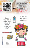 #377 - A7 Clear Stamp Set - Frida