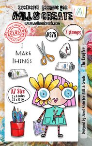 #378 - A7 Clear Stamp Set - The Crafter