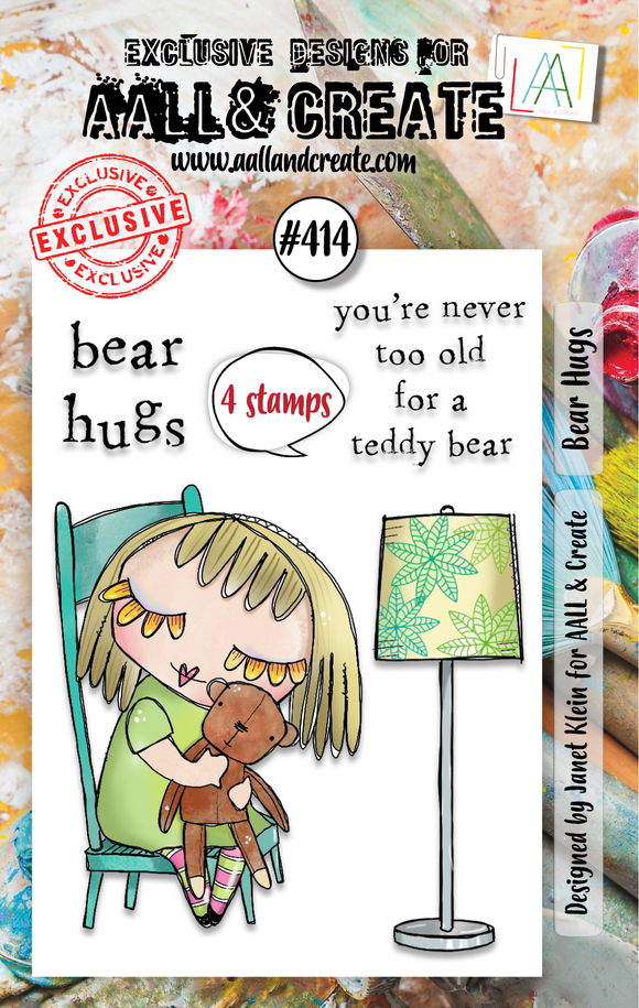 #414 - A7 Clear Stamp Set - Bear Hugs