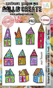 #462 - A6 Clear Stamp Set - Our House