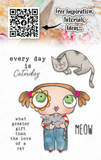 #477 - A7 Clear Stamp Set - Caterday