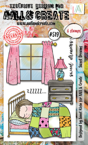 #519 - A6 Clear Stamp Set - Sweet Dreams