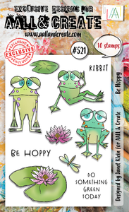 #521 - A6 Clear Stamp Set - Be Hoppy