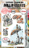 #798 - A6 Clear Stamp Set - Mushroom Cottage