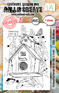 #803 - A7 Clear Stamp Set - Little Birdhouse