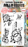 #905- A6 Clear Stamp Set - Elemental Notes