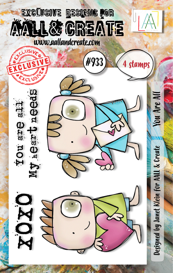 #933 - A7 Stamp Set - You Are All