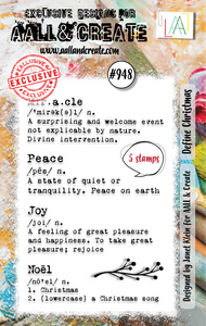 #948 - A7 Stamp Set - Define Christmas