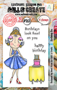 #961 - A7 Stamp Set - Birthday Dee