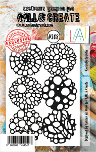 #308 - A7 Clear Stamp Set - Knobbly Bobbles - AALL & Create Wholesale - stamp
