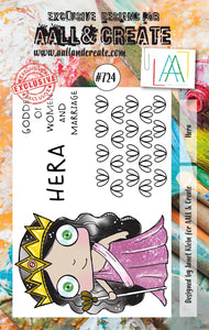 #724 - A7 Clear Stamp Set - Hera - AALL & Create Wholesale - stamp