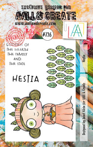 #726 - A7 Clear Stamp Set - Hestia - AALL & Create Wholesale - stamp