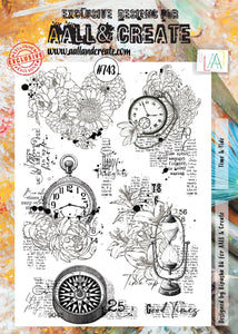 #743 - A4 Clear Stamp Set - Time & Tide - AALL & Create Wholesale - stamp