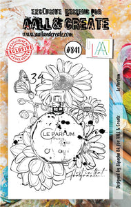 #841 - A7 Clear Stamp Set - Le Parfum - AALL & Create Wholesale - stamp